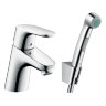 Смеситель для раковины с гигиеническим душем Hansgrohe Focus E2 31926000