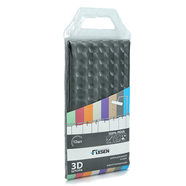 FX-3003K Шторка для ванной (серая)
