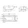 Акриловая ванна Roca BeCool 180x80 с ручками ZRU9302782