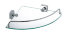 FX-61303A Kvadro Полка стеклянная угловая