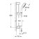 Душевой гарнитур Grohe New Tempesta Cosmopolitan 100 с полочкой 26083002