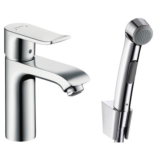 Набор для биде, со сливным клапаном Push-Open Hansgrohe Metris 31285000