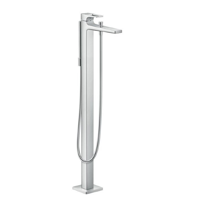 Напольный смеситель для ванны Hansgrohe Metropol 74532000 (с рукояткой петлей)