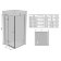 Душевая дверь с неподвижной стенкой Ravak Briliant BSDPS-120/90 L (хром+транспарент) 0ULG7A00Z1