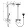 Душевая стойка Hansgrohe Raindance Select Push 300 3jet Showerpipe белый/хром 27127400