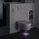 Подвесной унитаз-биде GEBERIT AquaClean Mera Comfort 146.214.21.1 (хромированная вставка)