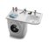 Умывальник Ravak Praktik W 116x65 (левый) XJ7L1100000