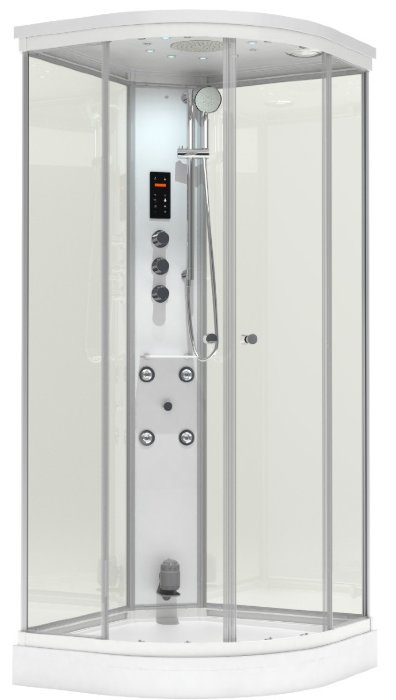 Душевая кабина AZ-AF9090S белый/белый 90*90*219